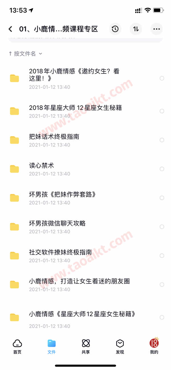 淘爱资源网终身VIP 本站脱单课程打包 长期更新